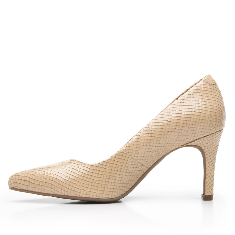 ZAPATO MUJER IDRIS 104501 REPTIL NUDE - 3