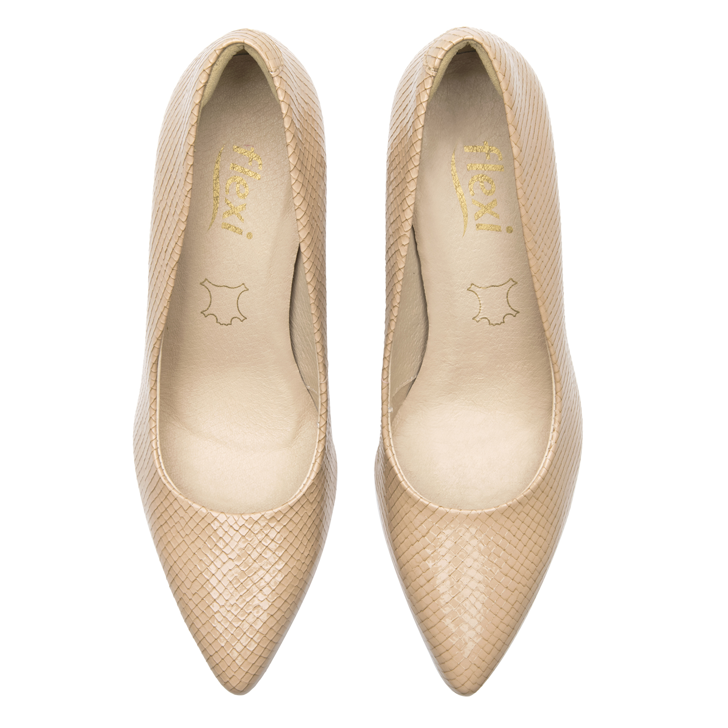 ZAPATO FLEXI MUJER IDRIS 104501 REPTIL NUDE - 6