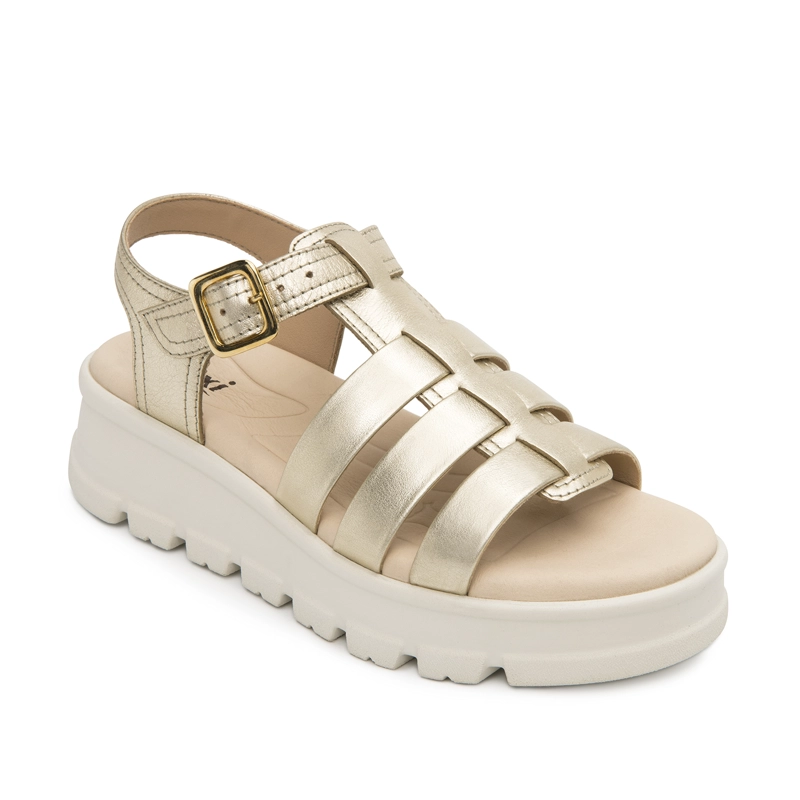 SANDALIA MUJER LEXA 128503 DORADA - 2
