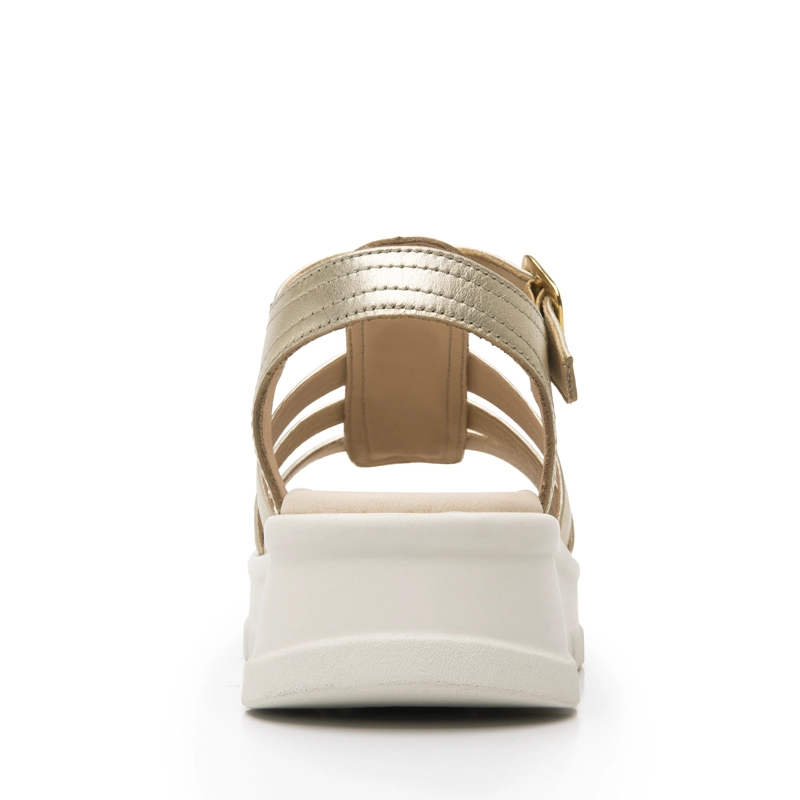 SANDALIA MUJER LEXA 128503 DORADA - 5