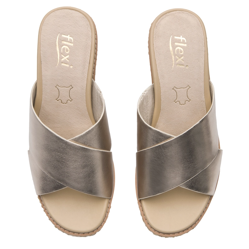 SANDALIA MUJER ESTER 135602 DORADA - 6