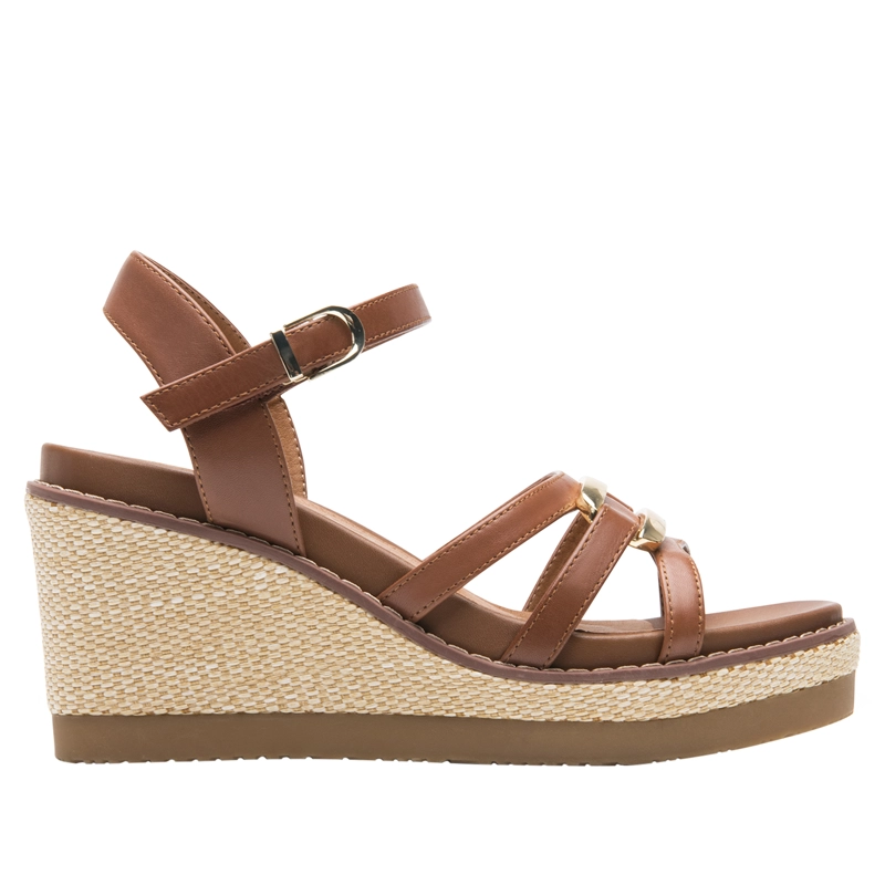 SANDALIA MUJER ESTER 135601 CAFE - 1