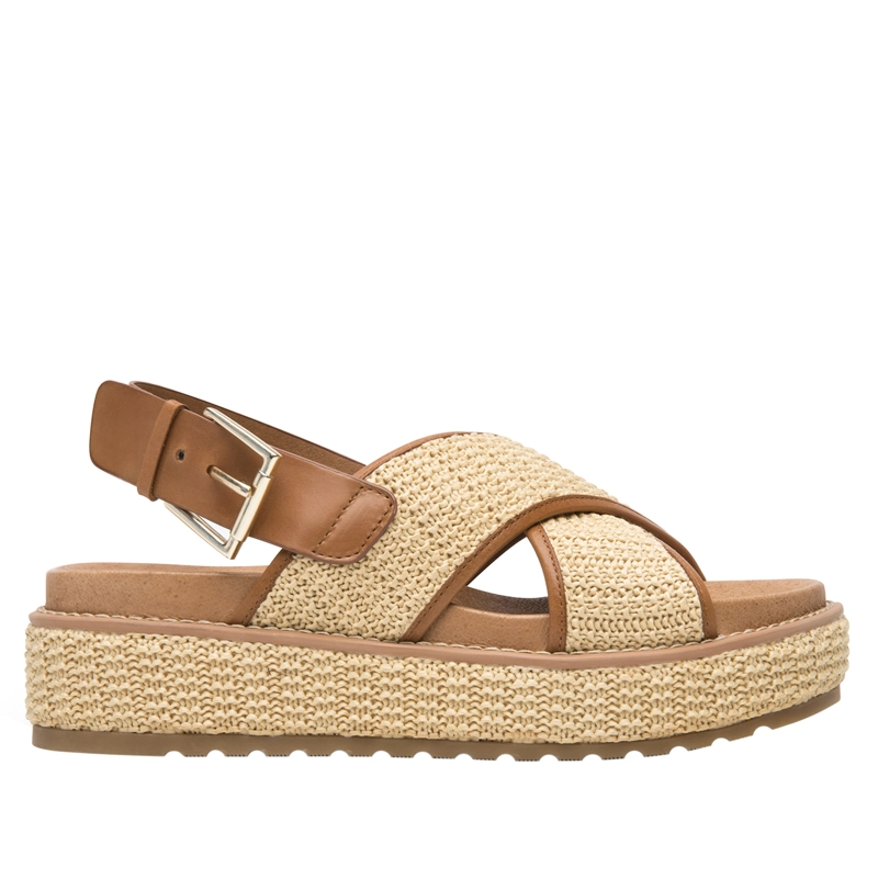 SANDALIA MUJER PIA 135502 BEIGE - 1