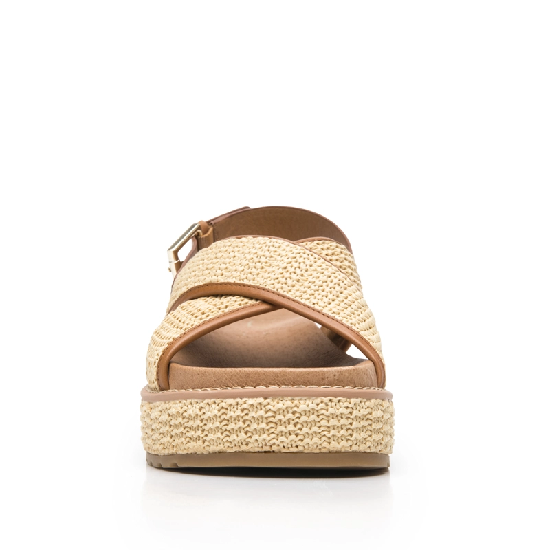 SANDALIA MUJER PIA 135502 BEIGE - 5