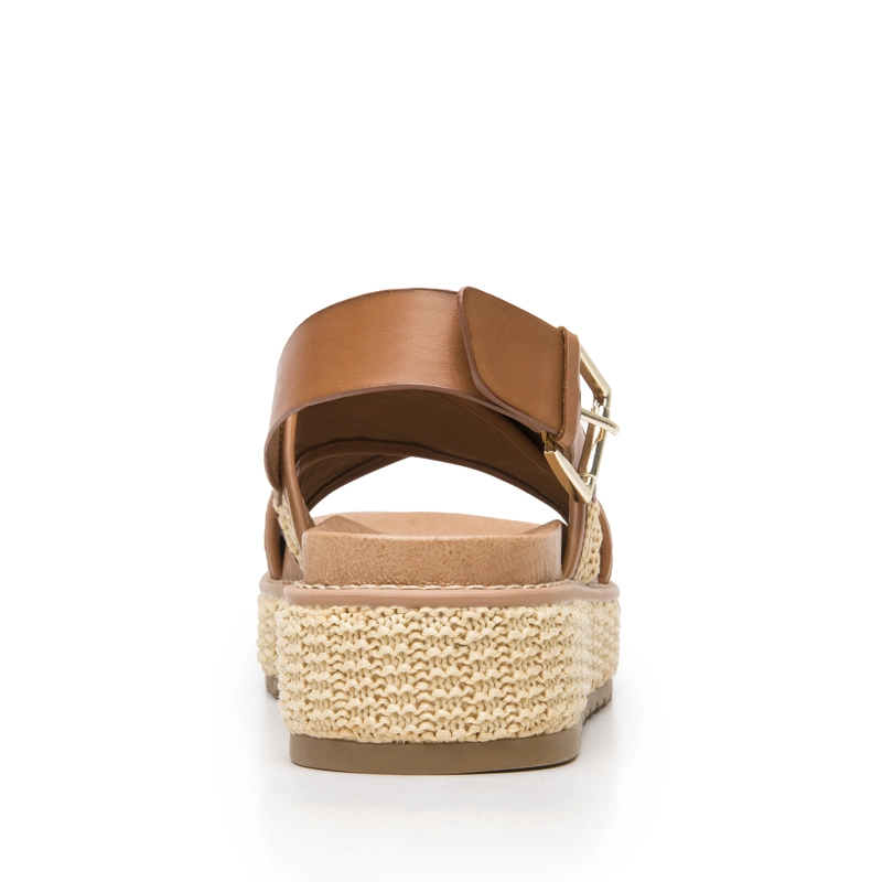 SANDALIA MUJER PIA 135502 BEIGE - 6