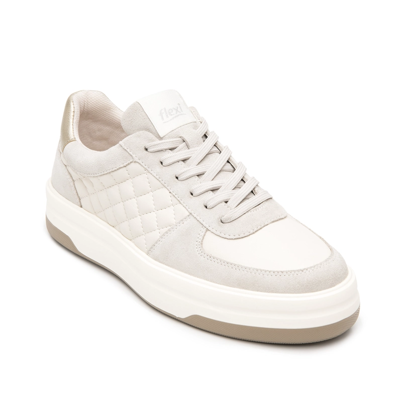 ZAPATILLA MUJER MAITE 137403 BLANCO ALGODON - 2