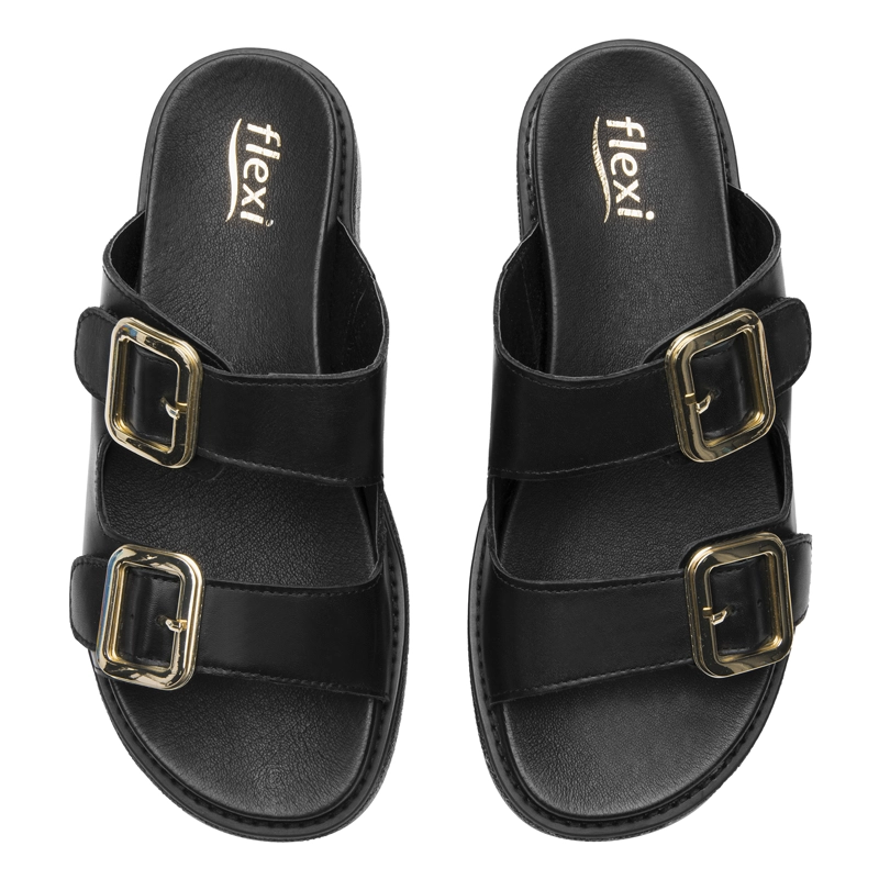 SANDALIA MUJER PIA 135501 NEGRO - 6