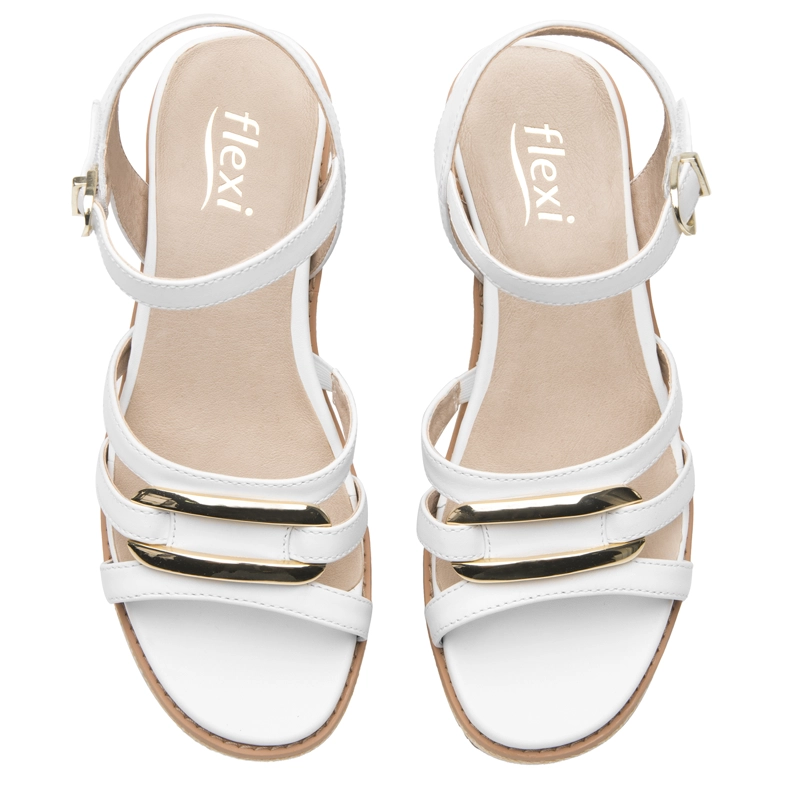 SANDALIA MUJER ESTER 135601 BLANCA - 5