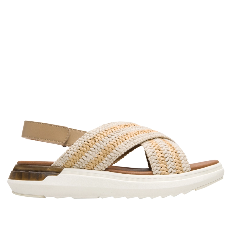 SANDALIA MUJER FRAGA 129405 BEIGE - 1