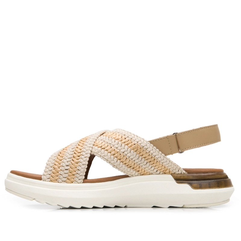SANDALIA MUJER FRAGA 129405 BEIGE - 3