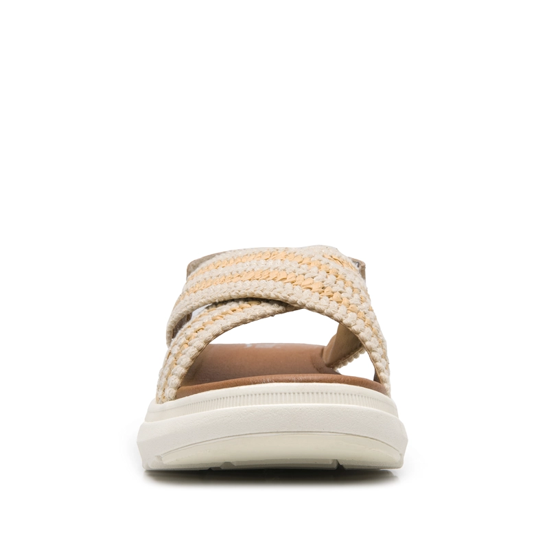 SANDALIA MUJER FRAGA 129405 BEIGE - 6