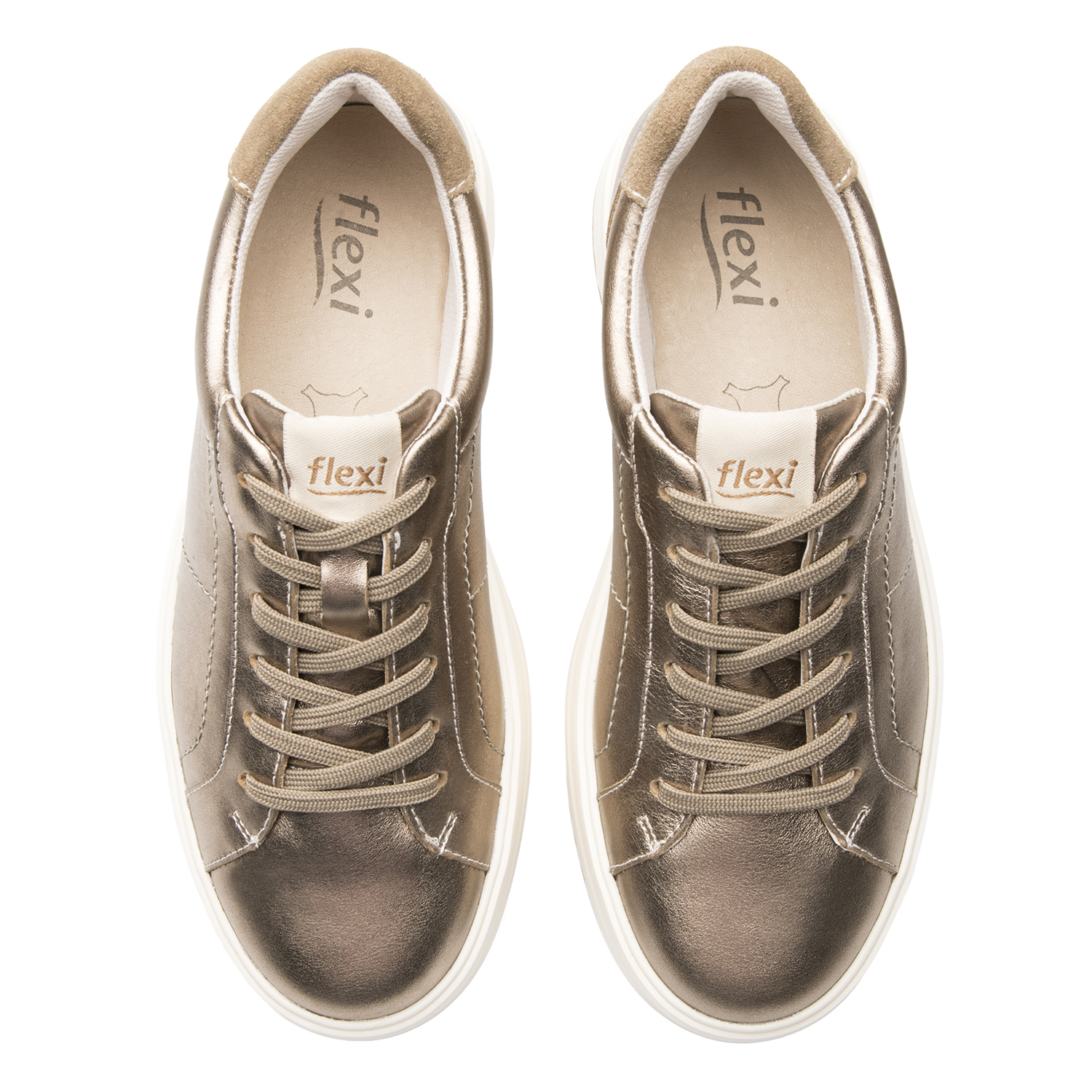 ZAPATILLA MUJER MAITE 137401 DORADA - 5