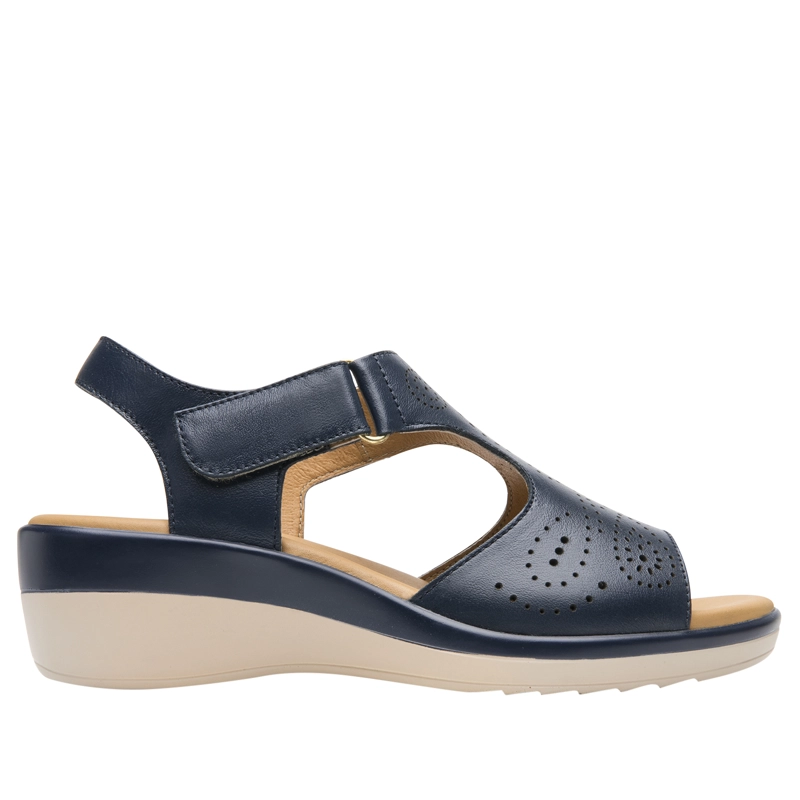 SANDALIA MUJER AMAPOLA 116013 AZUL MARINO - 1