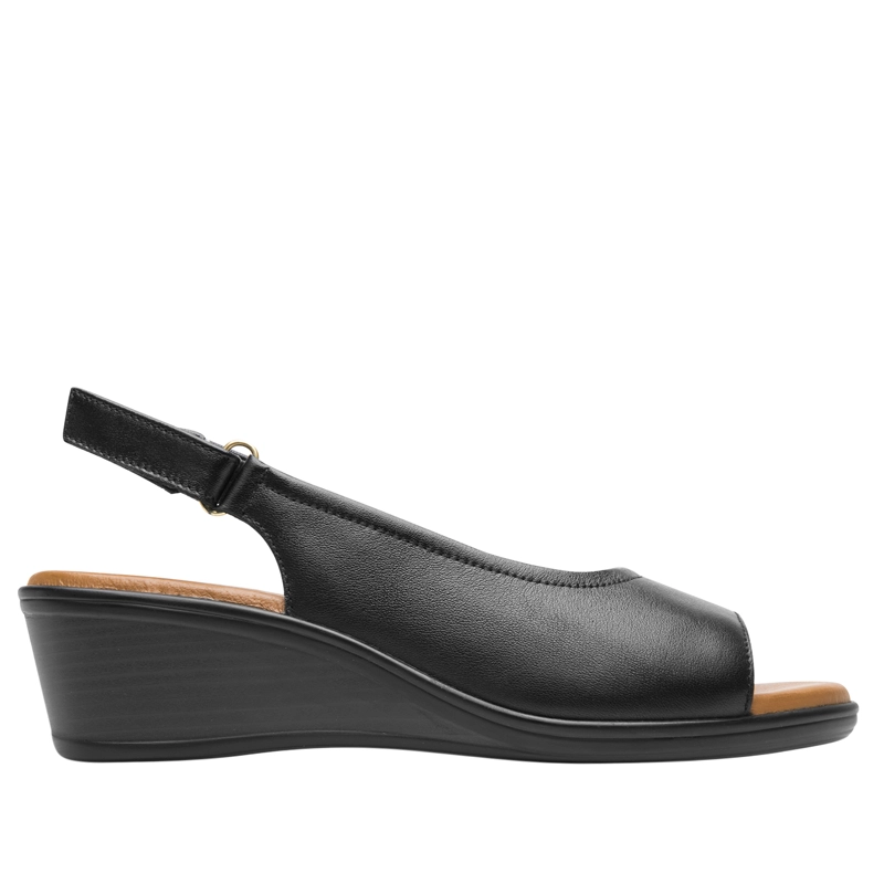 SANDALIA MUJER ZURA 123717 NEGRA - 1