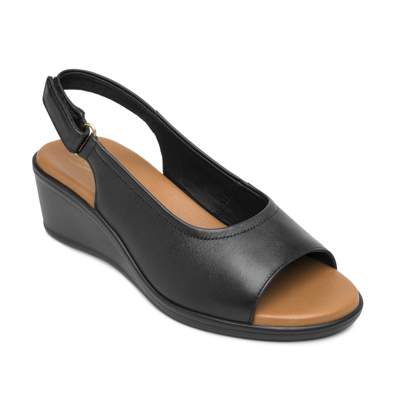 SANDALIA MUJER ZURA 123717 NEGRA - 2