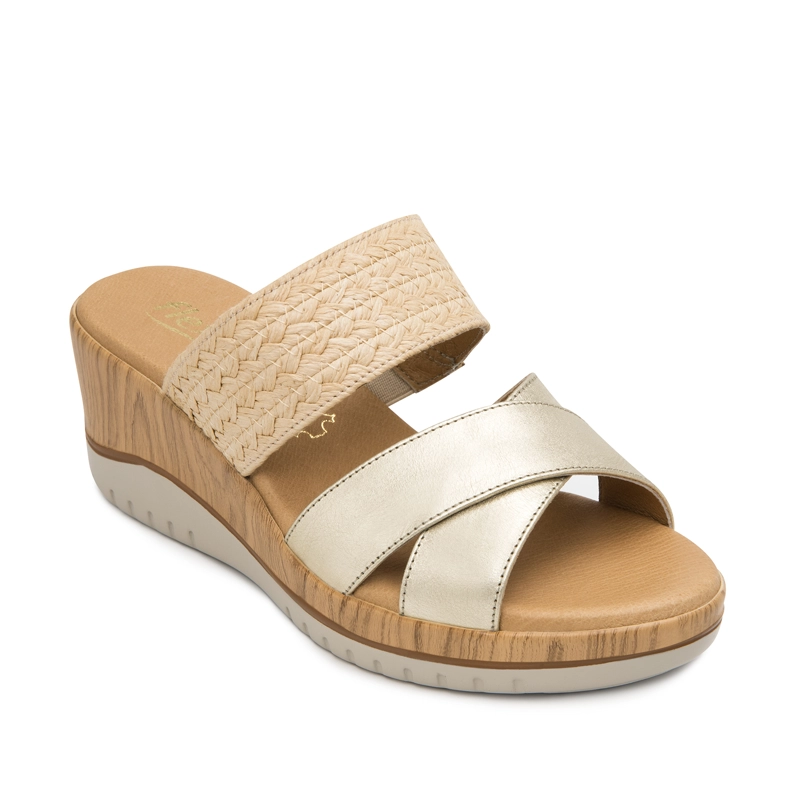 SANDALIA MUJER EMILY 113324 DORADA - 2