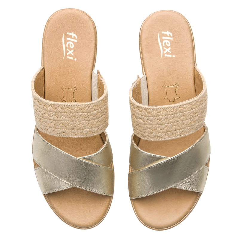 SANDALIA MUJER EMILY 113324 DORADA - 6