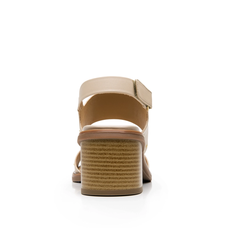SANDALIA MUJER ITACARE 128407 BLANCO CREMA - 5