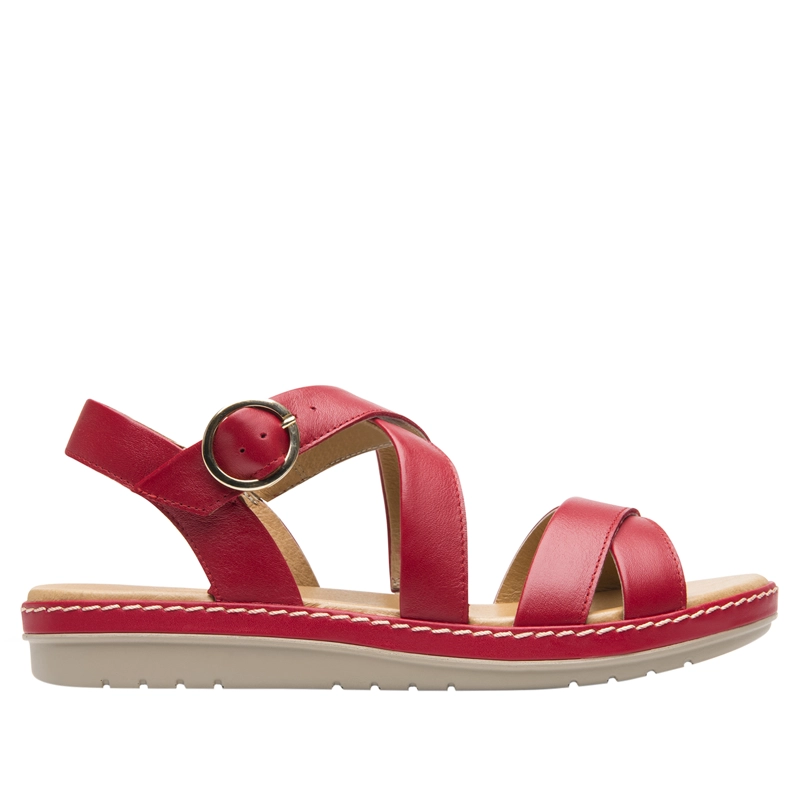 SANDALIA MUJER PEONIA 100227 ROJA - 1