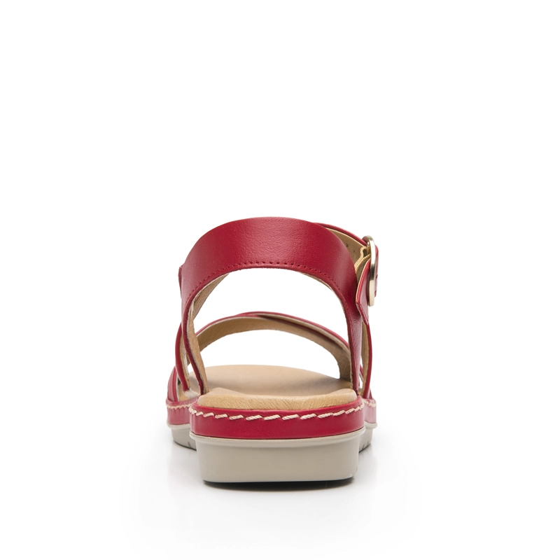 SANDALIA MUJER PEONIA 100227 ROJA - 5