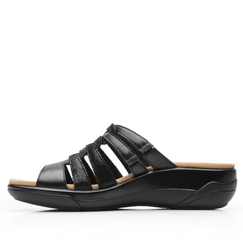 SANDALIA MUJER SIWA 133701 NEGRA - 3