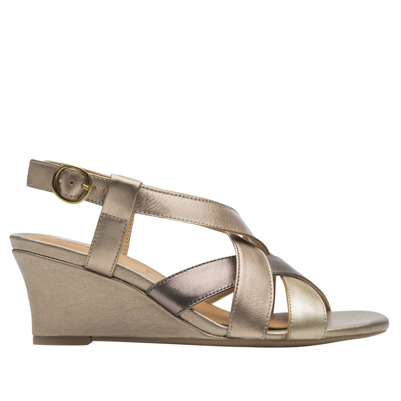 SANDALIA MUJER GILMA 128309 DORADA - 1