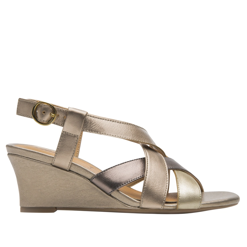 SANDALIA MUJER GILMA 128309 DORADA - 1