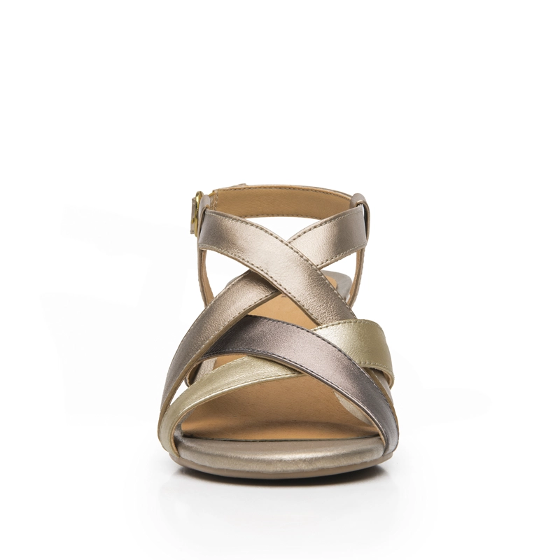 SANDALIA MUJER GILMA 128309 DORADA - 4
