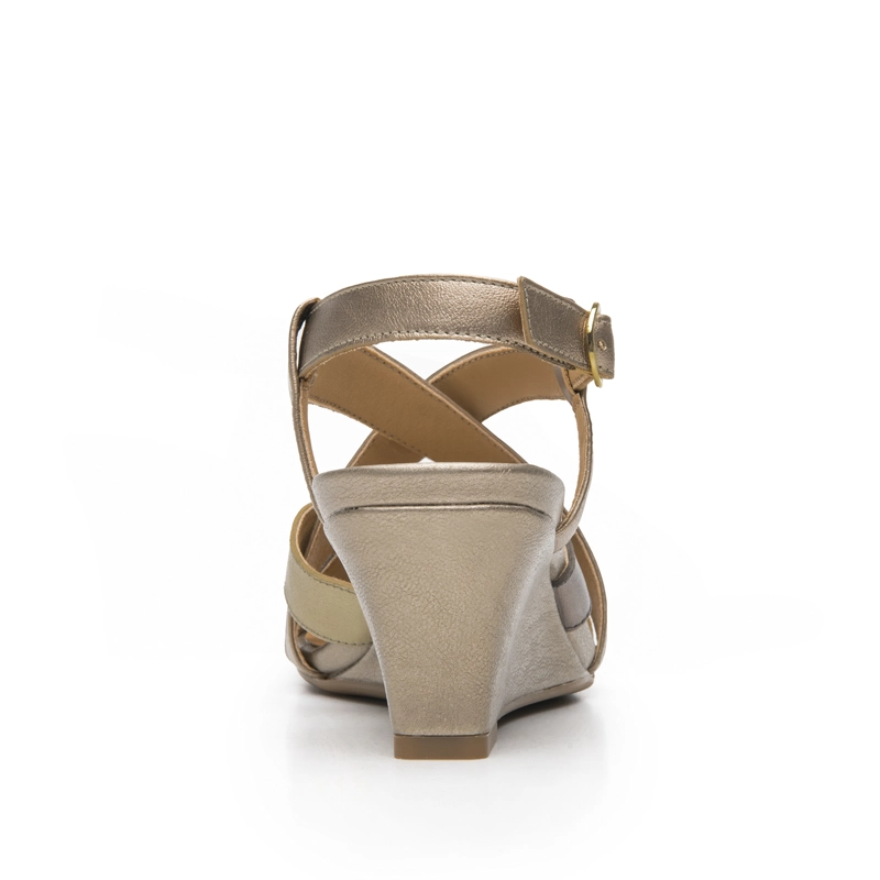 SANDALIA MUJER GILMA 128309 DORADA - 5