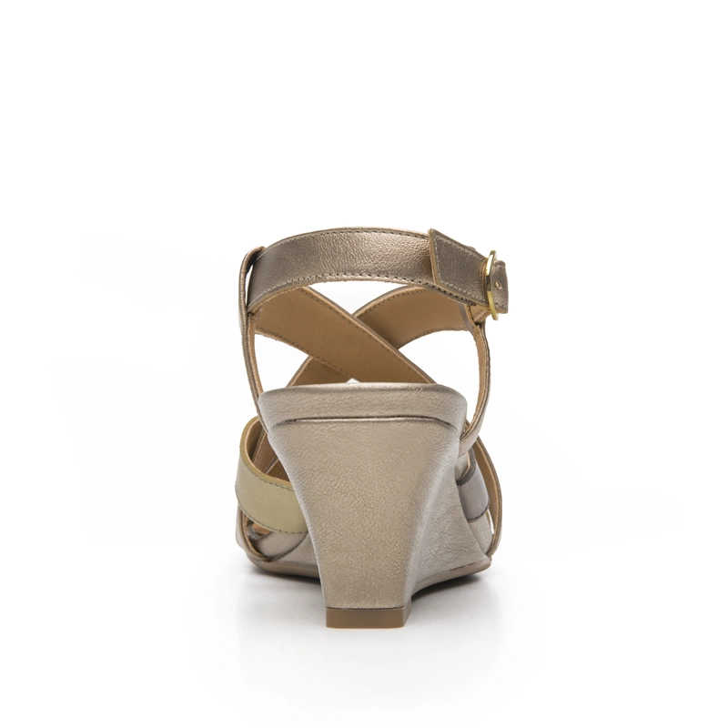 SANDALIA MUJER GILMA 128309 DORADA - 5