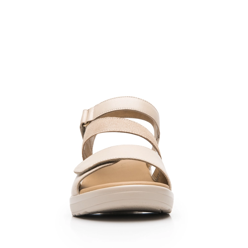SANDALIA MUJER AMAPOLA 116023 BEIGE - 4