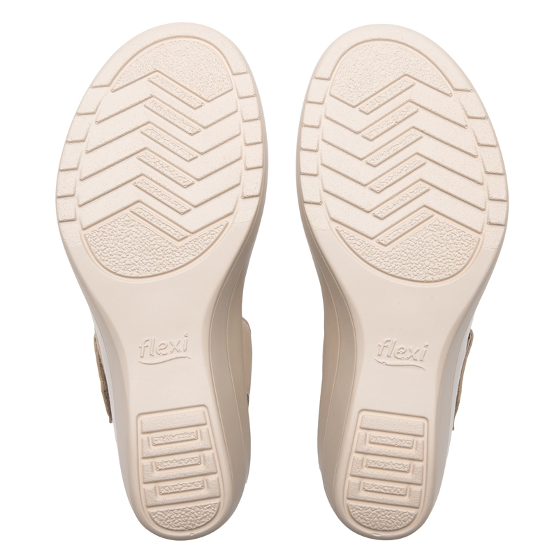 SANDALIA MUJER AMAPOLA 116023 BEIGE - 7