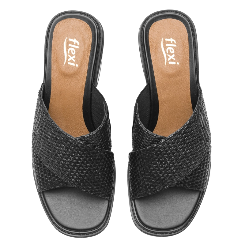 SANDALIA MUJER ITACARE 128406 NEGRA - 6