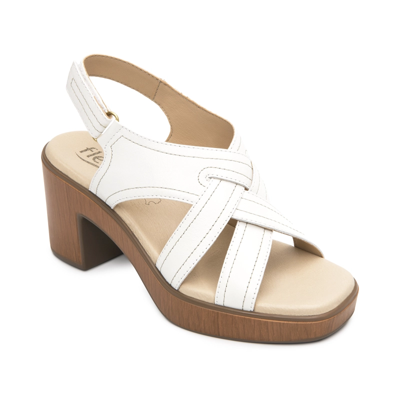 SANDALIA MUJER KAIA 133504 BLANCA - 2