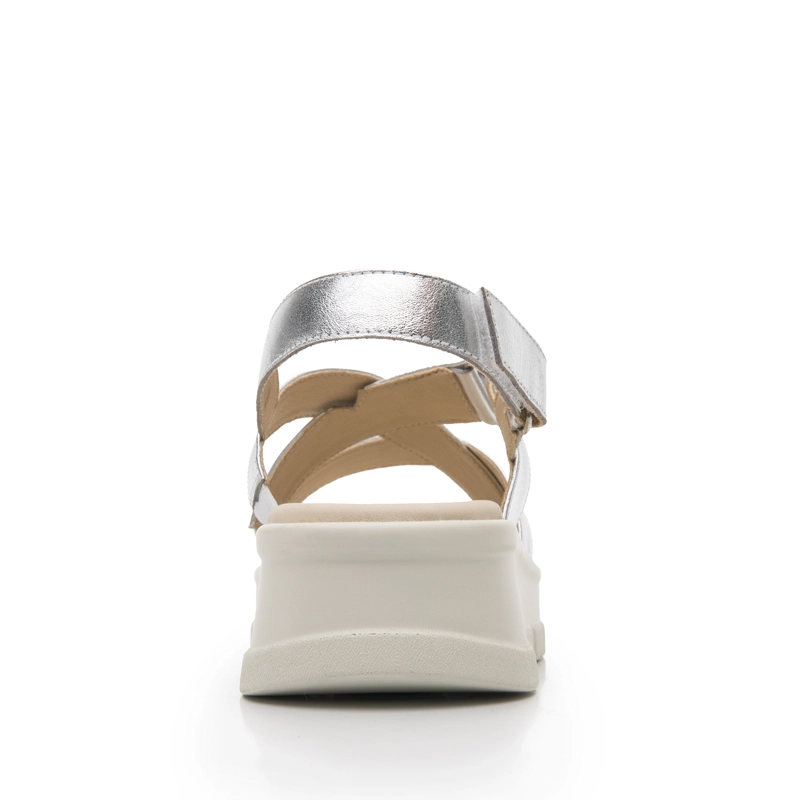 SANDALIA MUJER LEXA 128513 PLATEADA - 5