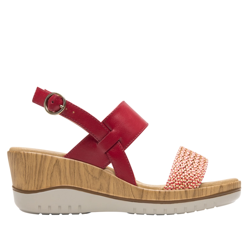 SANDALIA MUJER EMILY 113325 ROJA - 1