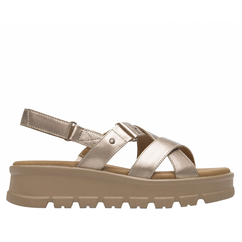 SANDALIA MUJER LEXA 128513 DORADA - 1