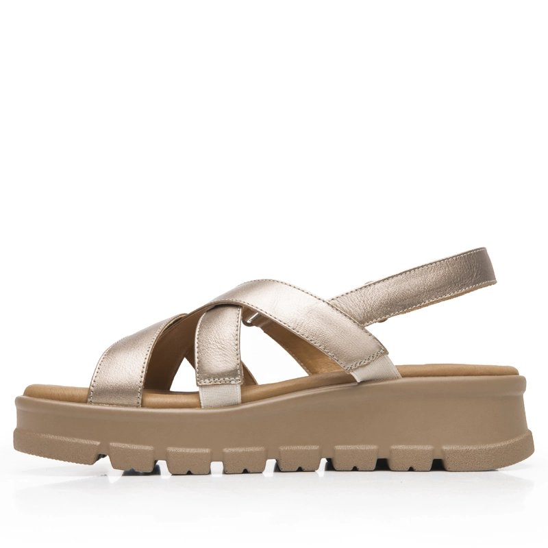 SANDALIA MUJER LEXA 128513 DORADA - 3