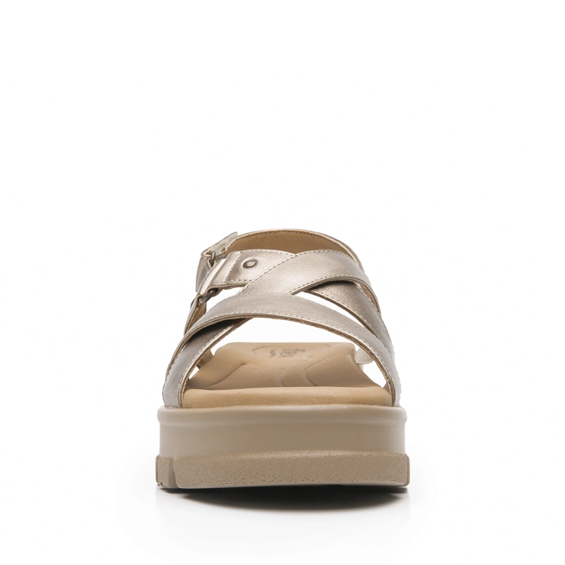 SANDALIA MUJER LEXA 128513 DORADA - 4