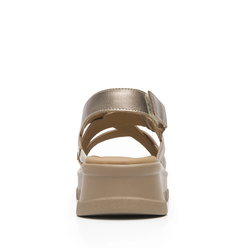 SANDALIA MUJER LEXA 128513 DORADA - 5
