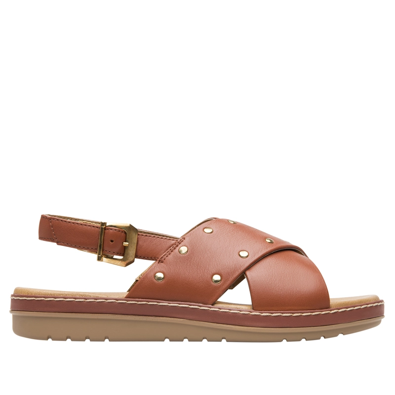 SANDALIA MUJER PEONIA 100233 TERRACOTA - 1