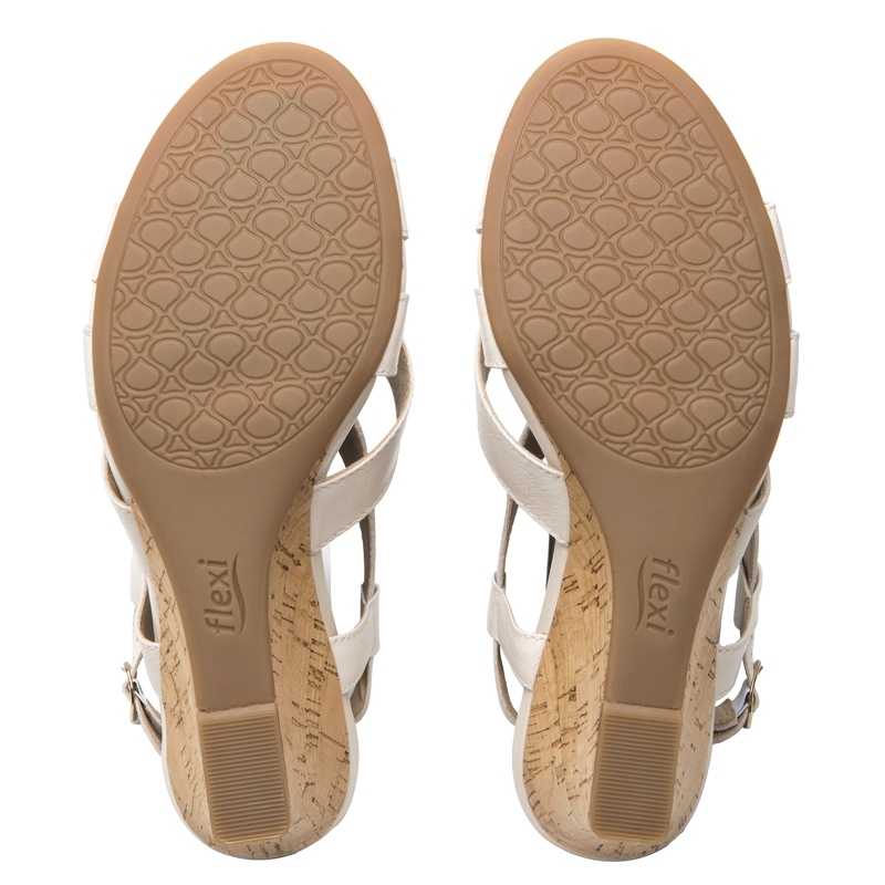 SANDALIA MUJER GILMA 128309 BLANCO ALGODON - 7