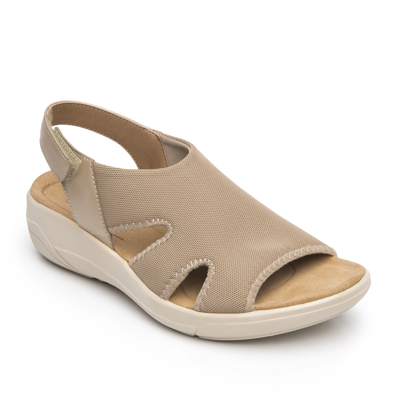 SANDALIA MUJER SIWA 133703 BEIGE - 2