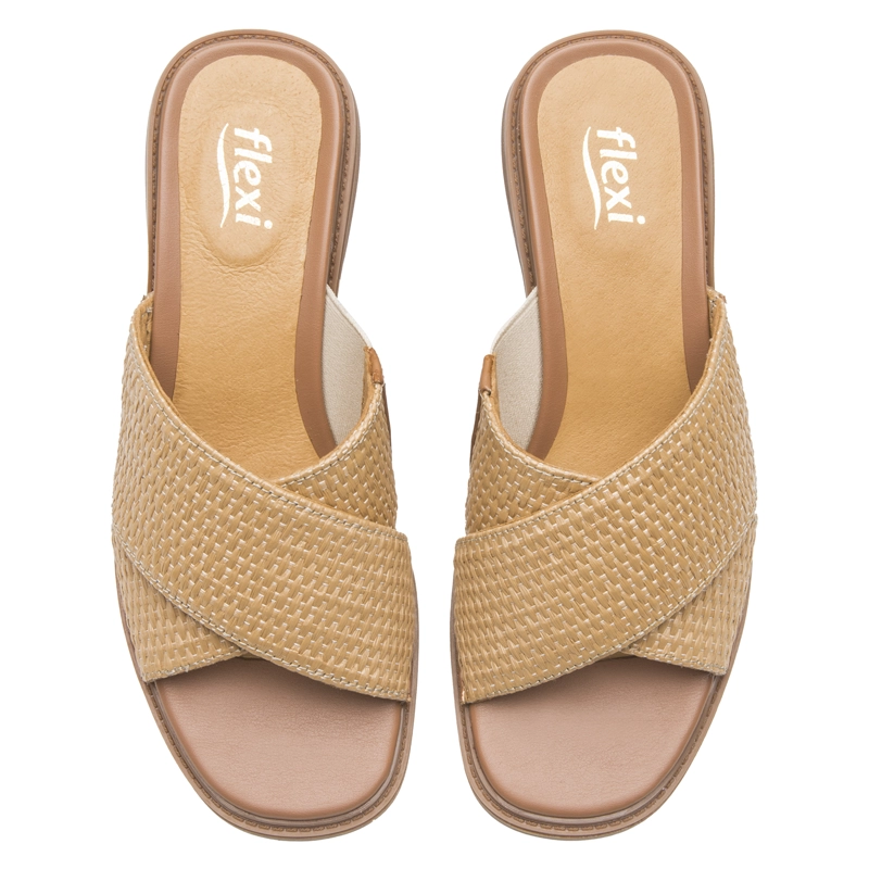 SANDALIA MUJER ITACARE 128406 CAMEL - 6