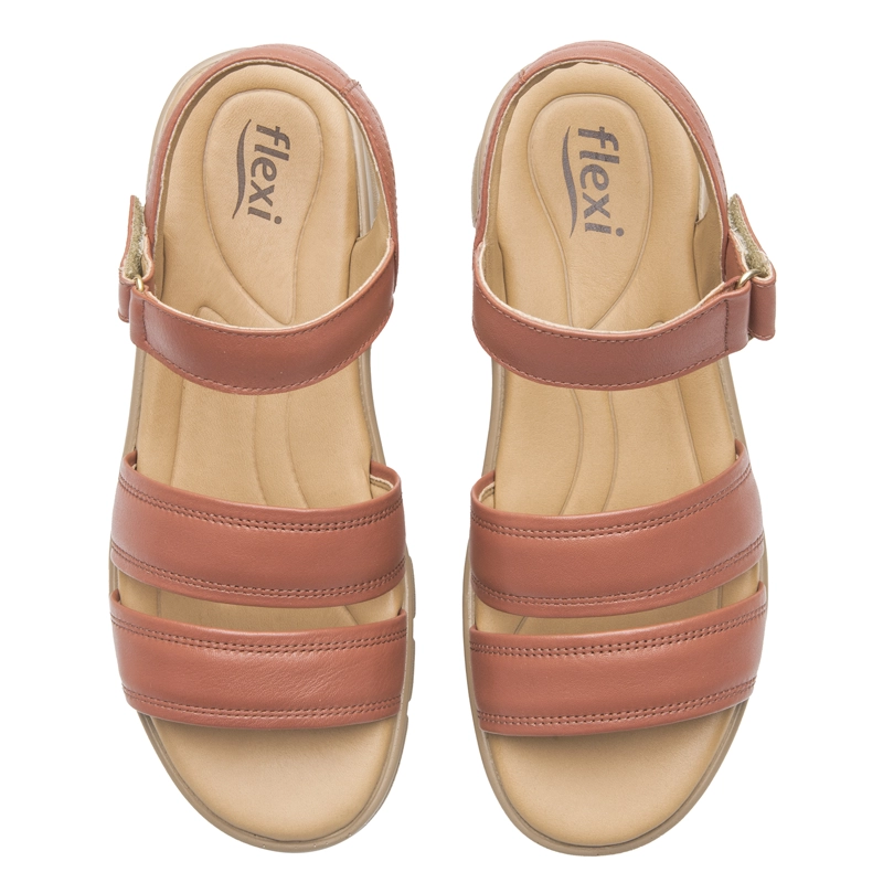 SANDALIA MUJER LEXA 128514 TERRACOTA - 6