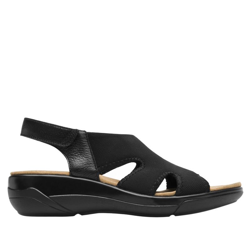 SANDALIA MUJER SIWA 133703 NEGRA - 1