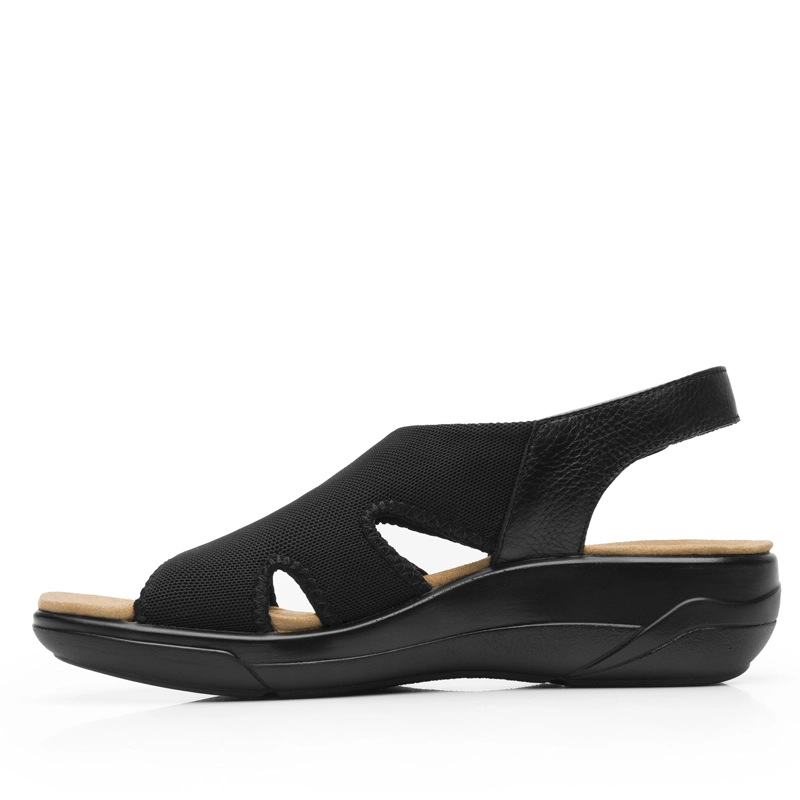 SANDALIA MUJER SIWA 133703 NEGRA - 3
