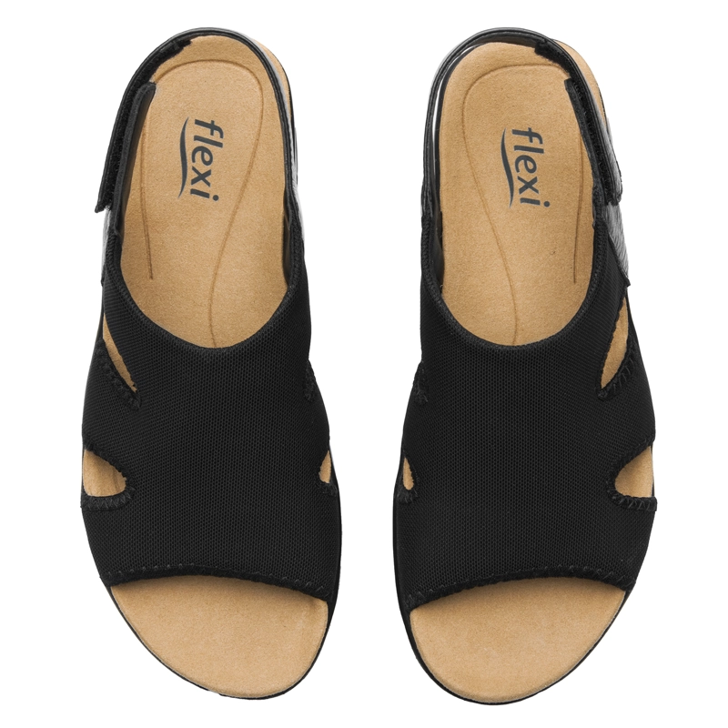SANDALIA MUJER SIWA 133703 NEGRA - 6