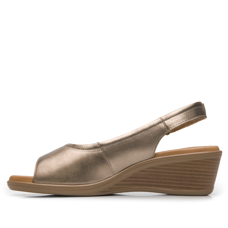 SANDALIA MUJER ZURA 123717 DORADA - 3