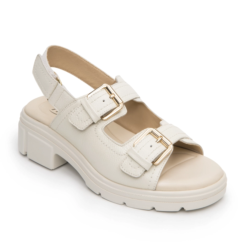 SANDALIA MUJER SIDNEY 133805 BLANCO MARFIL - 2